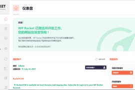 WP Rocket v3.12.3.3 已激活中文版 – WordPress缓存插件